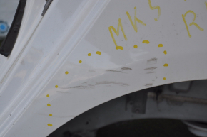 Quarter wing rear left Ford Fusion mk5 13-20 white with central pillar, dented, made, pokes