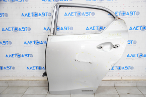 Door bare rear left Lexus CT200h 11-17 silver 1J4, bent, dented
