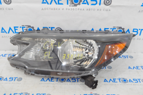 Headlight front left bare Honda CRV 12-14 dorest, broken guide, scratches