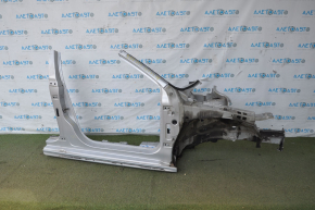 Front right quarter VW Jetta 11-18 USA silver, with central pillar, pokes