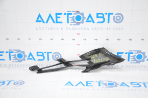 Front bumper side grille left Lexus RX350 RX450h 16-19 type 2 dented, fasteners torn, scratches