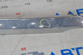 Front bumper molding lower Nissan Rogue 17-20 chrome, sand