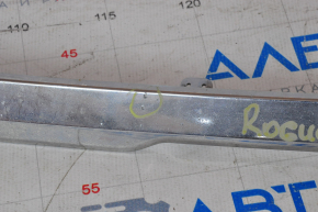 Front bumper molding lower Nissan Rogue 17-20 chrome, sand