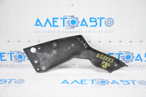 Right rear bumper lip Toyota Prius 30 10-15, fastener torn off, filed down