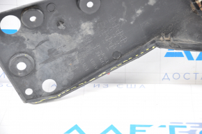 Right rear bumper lip Toyota Prius 30 10-15, fastener torn off, filed down