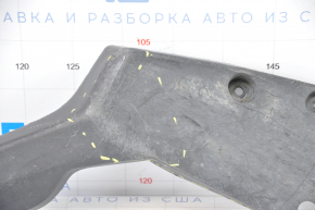 Right rear bumper lip Toyota Prius 30 10-15, fastener torn off, filed down