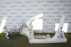 Front quarter left Chevrolet Volt 11-15 white with central pillar