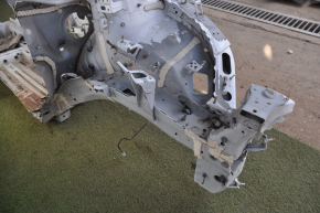 Front quarter left Chevrolet Volt 11-15 white with central pillar