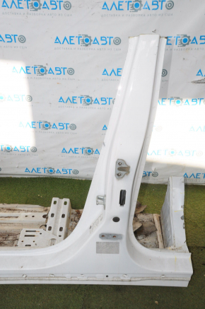 Front quarter left Chevrolet Volt 11-15 white with central pillar