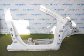 Front right quarter Chevrolet Volt 11-15 white with central pillar, sawn off side member, butts
