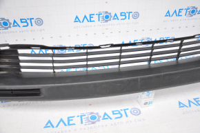 Front bumper lip Toyota Highlander 14-16 fasteners torn, grille torn, scratches