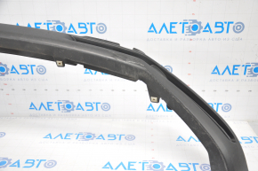 Front bumper lip Toyota Highlander 14-16 fasteners torn, grille torn, scratches