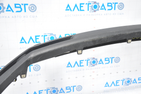 Front bumper lip Toyota Highlander 14-16 fasteners torn, grille torn, scratches