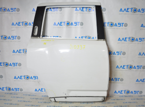 Bare rear right door Jeep Compass 11-16 white PW7, dented at the bottom, bumps