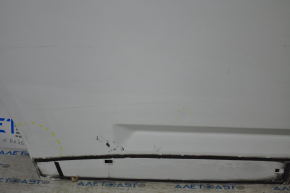 Bare rear right door Jeep Compass 11-16 white PW7, dented at the bottom, bumps