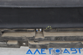 Rear bumper bare Ford Escape MK3 17-19 rest without parking sensors structure, dent, scuffed