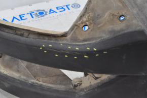 Rear bumper bare Ford Escape MK3 17-19 rest without parking sensors structure, dent, scuffed