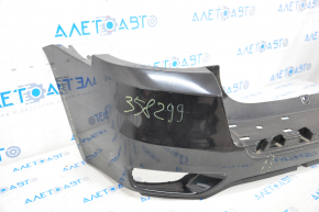 Rear bumper bare upper part Jeep Compass 11-16 black, dented