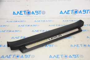 Front right door sill plate for Lexus CT200h 11-17 black chrome