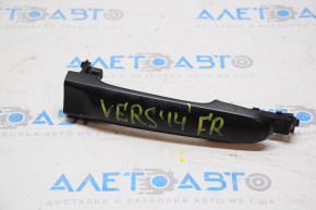Door handle outer front right Nissan Versa 12-19 usa structure black