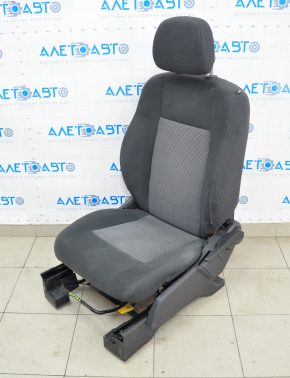 Driver's seat Jeep Compass 11-14 without airbag, mechanical, cloth gray, klom crepe pads