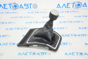 Gear knob Jeep Compass 11-16 rubber, with chrome