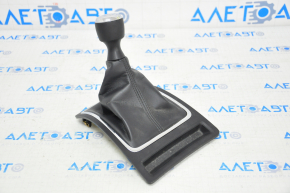 Gear knob Jeep Compass 11-16 rubber, with chrome
