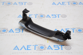 Door handle outer rear left GMC Terrain 10-17 chrome