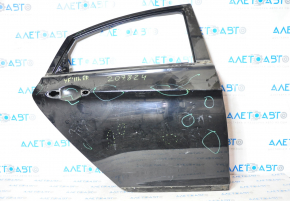Door bare rear right Hyundai Sonata 11-15 hybrid black AA, pokes