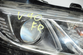 Headlight front right complete Toyota Camry v70 18-18 halogen + LED, fogged lens