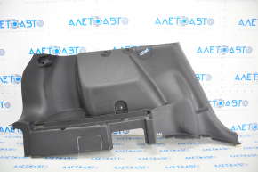 Left arch trim Jeep Compass 11-16 black, rubbed