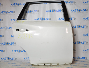 Bare rear right door Nissan Pathfinder 13-20 white QAA, bumps, rust