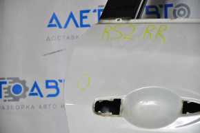 Bare rear right door Nissan Pathfinder 13-20 white QAA, bumps, rust
