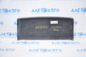 Front bumper lip trim Ford Escape MK3 13-16 prerest black broken fastening, scratches