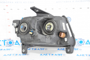 Headlight front left bare Jeep Compass 14-16 rest, dark, crack on glass