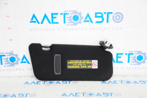 Left visor Lexus CT200h 11-13 black