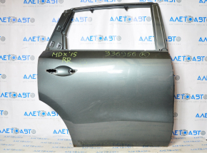Door bare rear right Acura MDX 14-20 graphite G537M, butt, rust