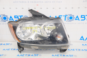 Headlight front right bare Jeep Compass 14-16 rest, dark, cobweb