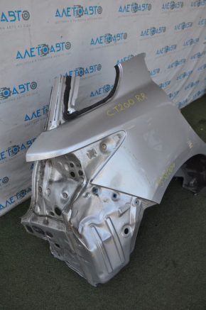 Quarter wing rear right Lexus CT200h 11-17 silver, dented
