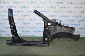 Quarter front right Jeep Compass 11-16 black, with central pillar