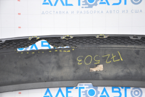 Rear bumper lip Ford Focus mk3 11-18 4d missing fragment in center, fasteners torn