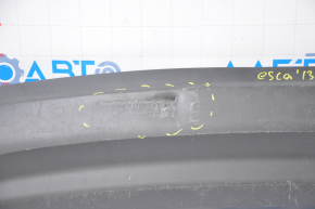 Rear bumper trim lower Ford Escape MK3 13-16 pre-rest 1 pipe is dented, sawed, fasteners are broken