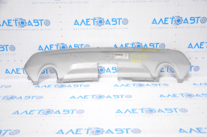 Rear bumper trim lower Ford Escape MK3 13-19 prerest 2 pipes, under towbar