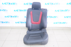 Rear row of seats 2nd row left Chevrolet Volt 11-15 leather, individual burgundy, dry cleanable