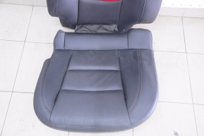 Rear row of seats 2nd row left Chevrolet Volt 11-15 leather, individual burgundy, dry cleanable