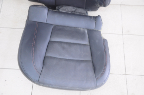 Back row of seats 2nd row right Chevrolet Volt 11-15 leather, individual burgundy, dry cleanable