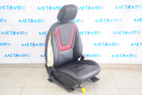 Chevrolet Volt 11-15 passenger seat without airbag, individual bordeaux leather, shot
