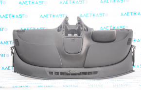 Torpedo front panel with AIRBAG Chevrolet Volt 11-15 black with pad on the pillow, red insert