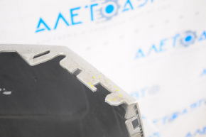 Rear bumper bare Chevrolet Volt 11-15 silver, for parking sensors, cracked, dented, broken mount