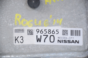 ECU block engine computer Nissan Rogue 14-18 NEC004-011 chip breakage